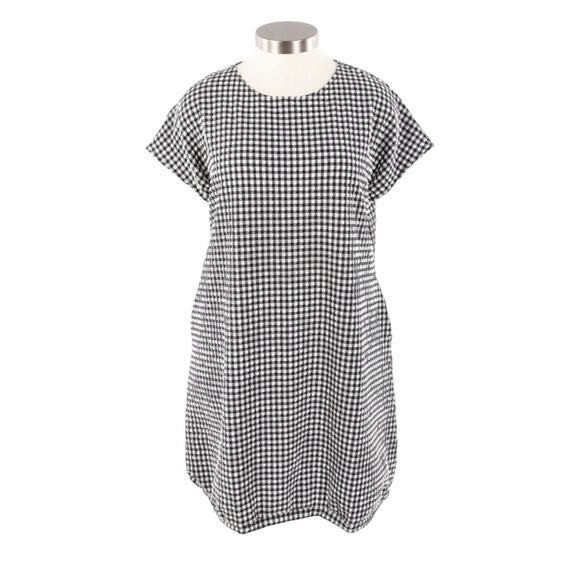 Kozan Dresses & Skirts - Kozan Simona Tulip Dress Puckered Textured Stretch Relaxed Lagenlook XL